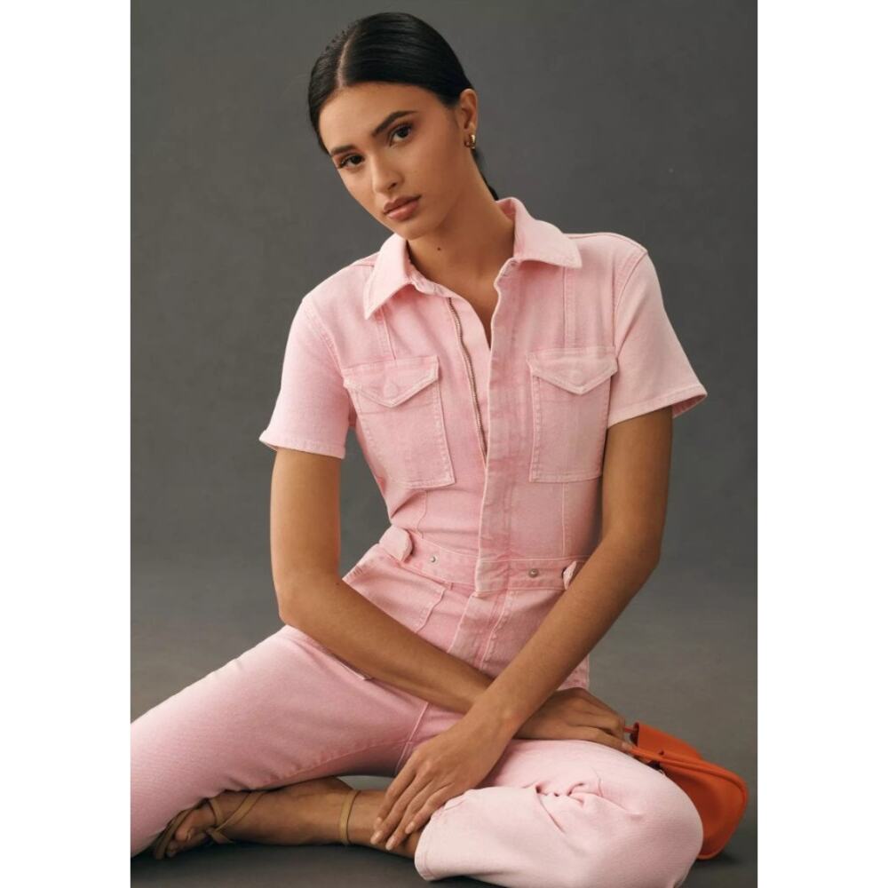 Good American Pink Jumpsuit